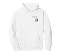Michigan US Thin Blue Line Flag Police State Trooper Pullover Hoodie