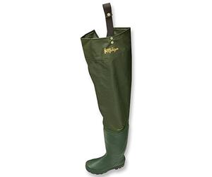 Michigan Waterproof Nylon Hip Waders for Fly/Coarse Fishing Size 9