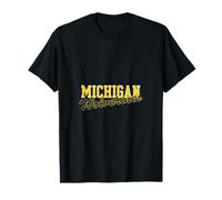 Michigan Wolverines Football Classic Collegiate Logo PAPL844 T-Shirt
