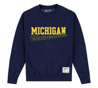 Michigan Wolverines Men's Printed Navy Sweatshirt | Size: Medium Michigan Wolverines Navy M