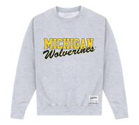 Michigan Wolverines Men's Sweatshirt in Grey | Size: Medium Michigan Wolverines Grey M