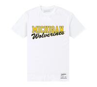 Michigan Wolverines Men's Text T-Shirt in White | Size: Medium Michigan Wolverines White M