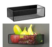 MICHIHOMIE Magnetic Spice Rack Organizer, Magnet Shelf Spice Racks, Refrigerator Space Saving Kitchen Organization for Spice Jars and Seasoning Bottles