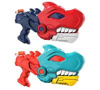 MICHIHOMIE Water Guns for Kids, 2 Pack Dinosaur Powerful Water Pistols 600ML Capacity, Water Blaster 33ft Long Range Squirt, Outdoor Swimming Pool Beach Water Fighting Water Guns Toys for Kids Adults