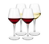 MICHLEY Unbreakable Large Wine Glass 100% Tritan-Plastic Shatterproof Wine Goblets for Camping and Daily Use 440 ml/15 oz Dishwasher Safe Glasses Set of 4