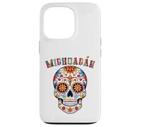 Michoacán Día de Muertos, Sugar Skull, Colorful Skull Art Case for iPhone 13 Pro