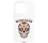 Michoacán Día de Muertos, Sugar Skull, Colorful Skull Art Case for iPhone 15 Pro