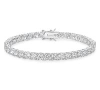 Michooyel Tennis Bracelet for Women, Classic Iced Out Diamond Bracelets,CZ Silver Bracelet for Men, 18K Gold Plated, Sizes 7-9" Cubic Zirconia