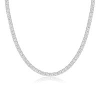 Michooyel Tennis Necklace for Women, Tennis Chain For Men, Iced Out Diamond Silver Gold Cubic Zirconia Necklaces CZ Choker,Chunky Long Gold Necklace for Women Sizes 16" to Sizes 24"