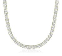 Michooyel Tennis Necklace for Women, Tennis Chain For Men, Iced Out Diamond Silver Gold Cubic Zirconia Necklaces CZ Choker,Chunky Long Gold Necklace for Women Sizes 16" to Sizes 24"