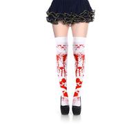 MICJLLT Halloween Blood Stained Tights for Women Uk,Day Of The Dead Tights Dress-Up Accessories Halloween Girls Costumes Nurse Bloody Socks,Zombie Tight Adults for Halloween Masquerade Cosplay