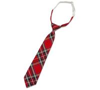 MICJLLT Tartan Tie - Burns Night Accessories,Traditional Fabric Scottish Heritage Necktie with Classic Red Plaid for Burns Supper,Long Scottish Fancy Dress Tie Outfit Accessory (Men/Women)
