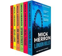 Mick Herron Jackson Lamb Thriller Series 6 Books Collection Set (Slow Horses, Dead Lions, Real Tiger, Spook Street, London Rules,Joe Country)