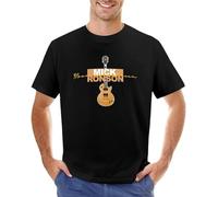Mick Ronson Moonage Daydream Men T Shirt Anime Men T Shirt Men T Shirt Short Summer Tops Sports Fan Men T Shirts Short Sleeve tee Men Black