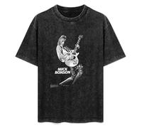 Mick Ronson Unisex T-Shirt Top Black Mens Tee L