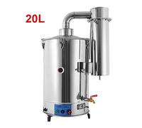 mickcara 20L Lab Pure Water Distiller Electric Stainless Moonshine Distiller Laboratory Chemistry Distilled Water Machine Brewing Kit 20l ordinary ...
