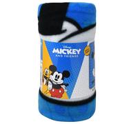 Mickey 45 x 60 Fleece Throw Blanket | Fun Mickey Mouse Fleece Soft Throw Blanket for Girls & Boys | Lightweight Fabric Bed Cover | Cool Bedroom Decor | Kids Comfortable Cozy Throw Blanket