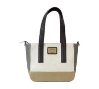 Mickey and Friends Canvas Mini Tote, female, LOUNGEFLY, Shopping Bags, Beige, ONE SIZE, Bags ONE SIZE