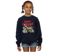 Mickey And Friends Winter Wishes Sweatshirt Disney Navy 12-13 Years