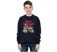 Mickey And Friends Winter Wishes Sweatshirt Disney Navy 9 Years