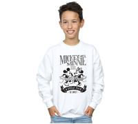 Mickey And Minnie Mouse Great Pair Sweatshirt Disney White 9 Years