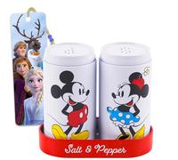 Mickey and Minnie Mouse Salt and Pepper Shaker Set - Mickey and Minnie Kitchen Accessories Bundle Includes a Bookmark | Disney Kitchen Decor