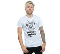 Mickey And Minnie Mouse Since 1928 T-Shirt Disney Grey XL