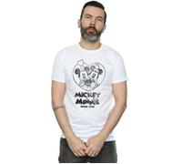 Mickey And Minnie Mouse Since 1928 T-Shirt Disney White XXXL