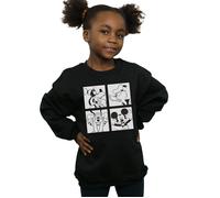 Mickey, Donald, Goofy And Pluto Boxed Sweatshirt Disney Black 12-13 Years
