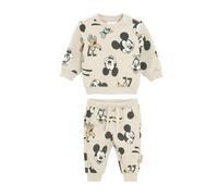 Mickey Mouse 2-Piece Printed Sweatshirt and Jogger Outfit Set Cool Club Beige 2 Years