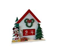 Mickey Mouse 24 Days Of Christmas Countdown Calendar Decorations Modern Wooden Advent Calendar Xmas Home Décor Lightweight Unique Novelty Gift