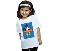 Mickey Mouse 90s Flash Cotton T-Shirt Disney White 7-8 Years