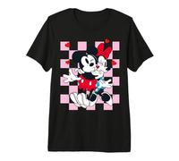 Mickey Mouse And Minnie Hug Valentine Premium T-Shirt