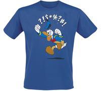 Mickey Mouse Angry Donald T-Shirt blue M