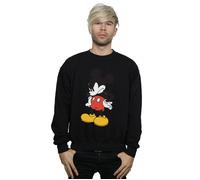 Mickey Mouse Angry Look Down Sweatshirt Disney Black XL