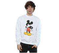 Mickey Mouse Angry Look Down Sweatshirt Disney White XL