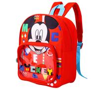 Mickey Mouse Backpack Character Licensed Boys Red Kid Children Disney