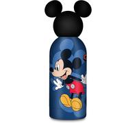 MICKEY MOUSE BOTTLE 500ML SHAPED CAP STAINLESS STEEL OFFICIAL PRODUCT