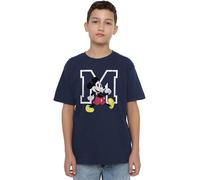 Mickey Mouse Boys Classic Walk Unisex Kids T-Shirt, Navy, 9-10 Years UK