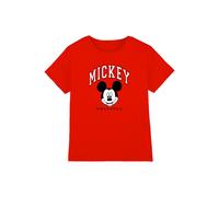 Mickey Mouse Boy's Original Boys T-Shirt Red | Size: 5-6 Years Mickey Mouse Red 5-6 Years