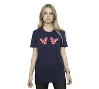 Candies Cotton Boyfriend T-Shirt Mickey Mouse Navy XXL