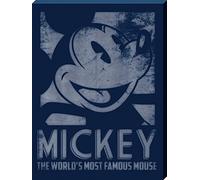 Mickey Mouse Canvas, Multi-Colour, 60 x 80 cm
