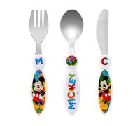Mickey Mouse Children's Kids 3pcs Cutlery Set - Knife/Fork/Spoon