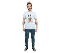 Mickey Mouse Christmas Jumper T-Shirt Disney Grey L