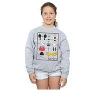 Mickey Mouse Construction Kit Sweatshirt Disney Grey 9 Years