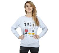 Mickey Mouse Construction Kit Sweatshirt Disney Grey XXL
