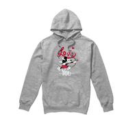 Mickey Mouse Cupid Love You Valentine's Day Mens Hoodie Light Grey Light Grey
