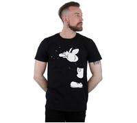 Mickey Mouse Cut T-Shirt Disney Black L