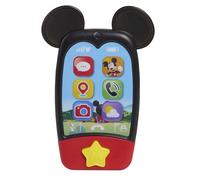 Mickey Mouse Disney Jr Clubhouse 15 cm Mobile Phone with Lights and Sounds, Pretend Play Touchscreen Cell Phone for Kids, Travel Toy for Fans, Boys, Kids, Ages 3 and Up by Just Play