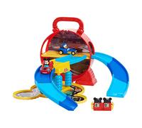 Disney Junior Mickey Mouse Stow ’n Go Garage, Figure and Vehicle Playset, Officially Licensed Kids Toys for Ages 3 Up by Just Play